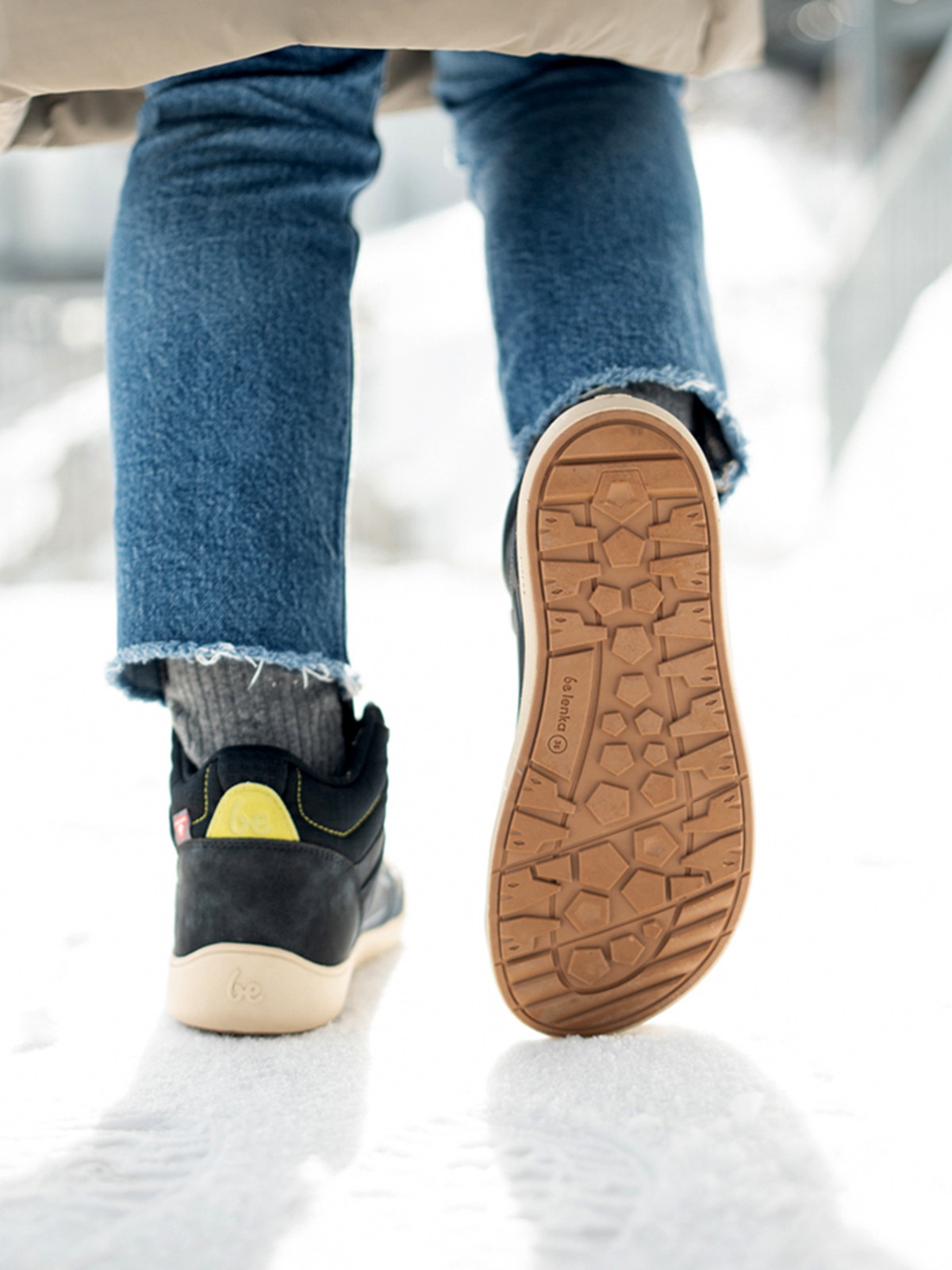 Be Lenka ArcticEdge – Noir charbon | Bottines barefoot