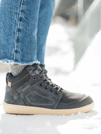 Be Lenka ArcticEdge – Noir charbon | Bottines barefoot