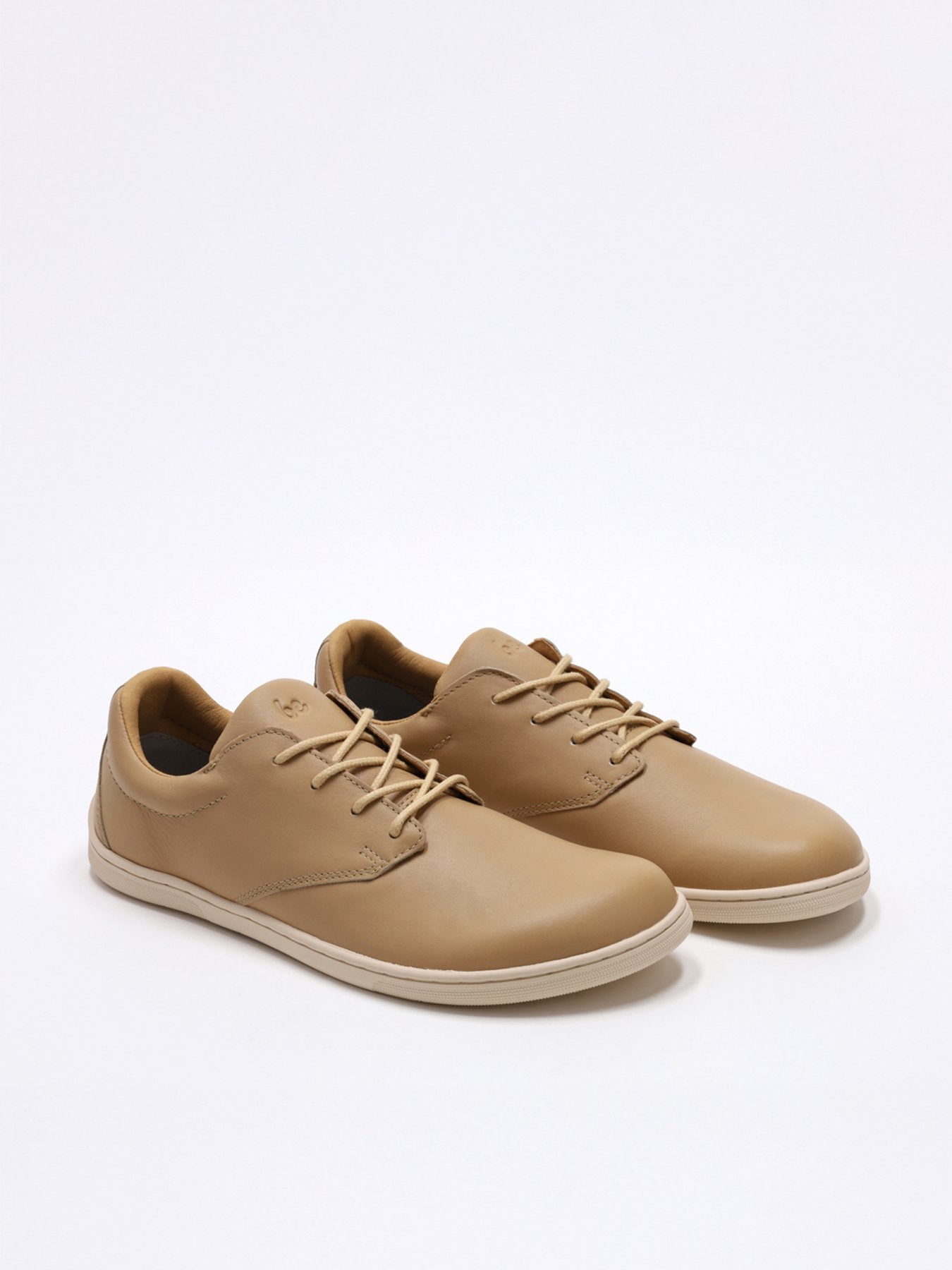 Cityscape Beige – Baskets Barefoot en cuir - Pas Naturels