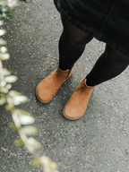 Be Lenka Entice Neo – Marron cannelle | Bottines Chelsea barefoot