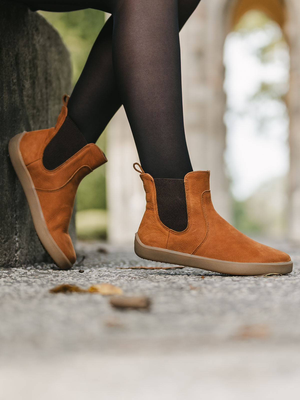 Be Lenka Entice Neo – Marron cannelle | Bottines Chelsea barefoot