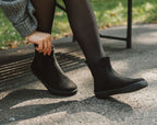 Be Lenka Entice Neo – Noir mat | Bottines Chelsea barefoot