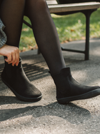 Be Lenka Entice Neo – Noir mat | Bottines Chelsea barefoot