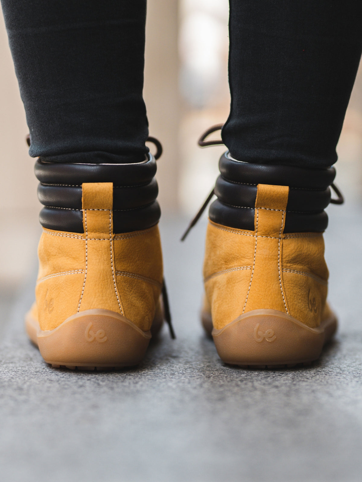 Be Lenka Nevada Neo – Moutarde | Bottines barefoot