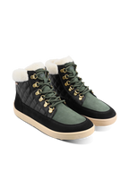 Be Lenka Olivia – Noir & Vert foncé | Bottines barefoot