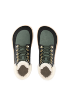 Be Lenka Olivia – Noir & Vert foncé | Bottines barefoot