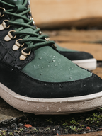 Be Lenka Olivia – Noir & Vert foncé | Bottines barefoot