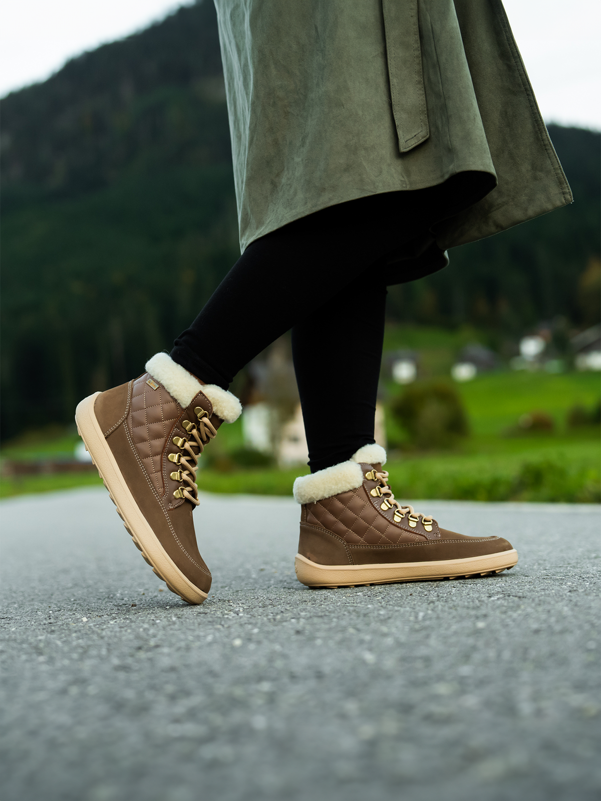 Be Lenka Olivia – Marron noisette | Bottines barefoot
