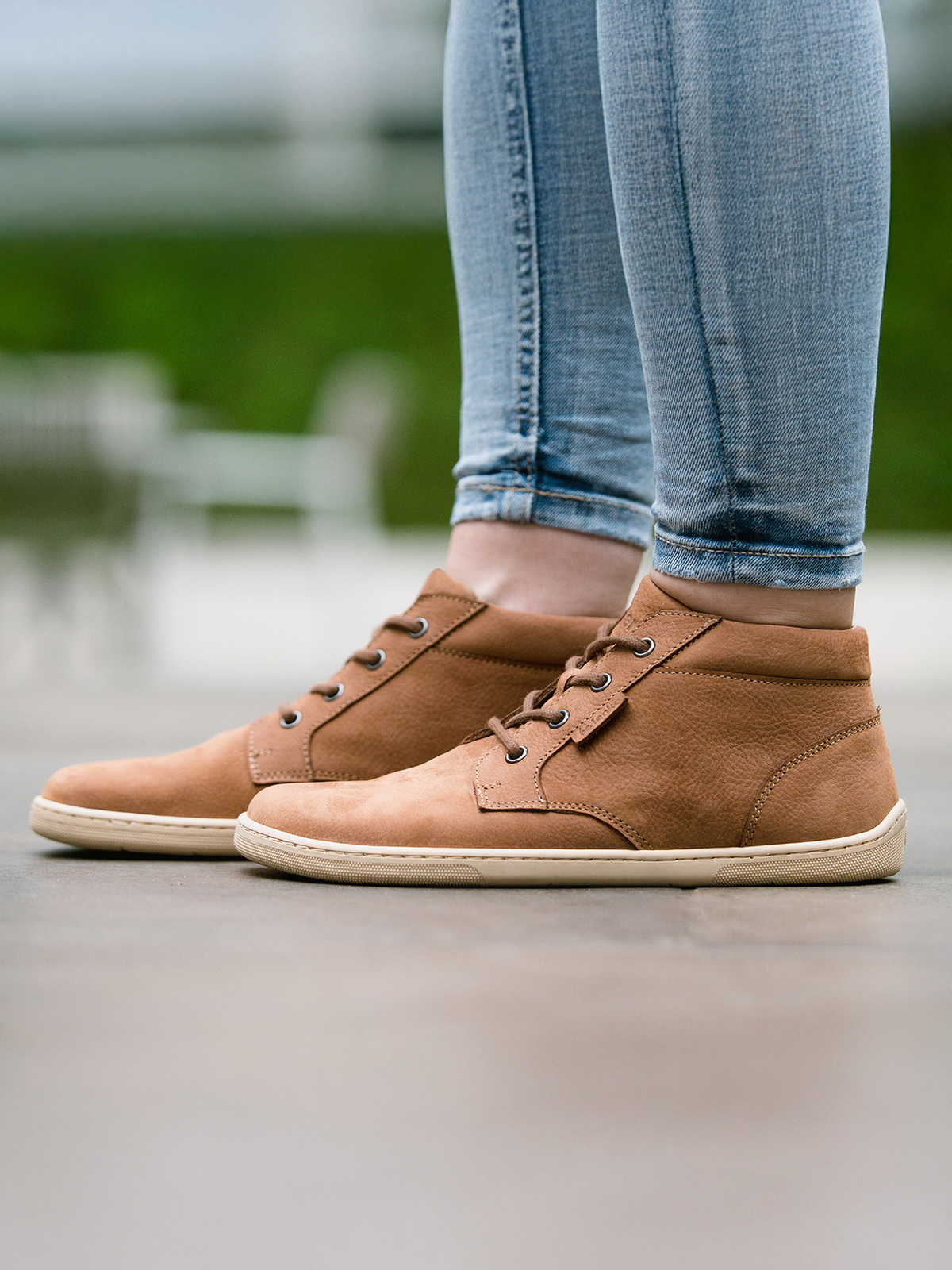 Be Lenka Synergy – Cognac & Beige | Chaussures barefoot
