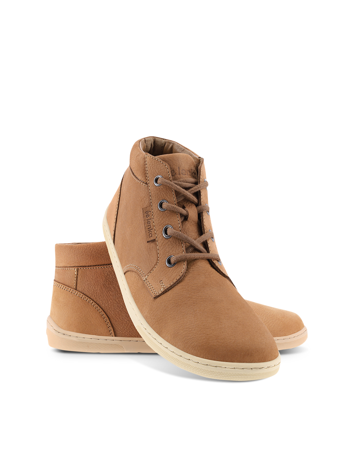 Be Lenka Synergy – Cognac & Beige | Chaussures barefoot