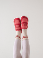 Chaussures barefoot roses pour enfant, confort naturel, pieds libres, semelle souple