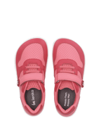 Chaussures barefoot roses pour enfants, semelle souple et scratchs, confort naturel pour pieds libres